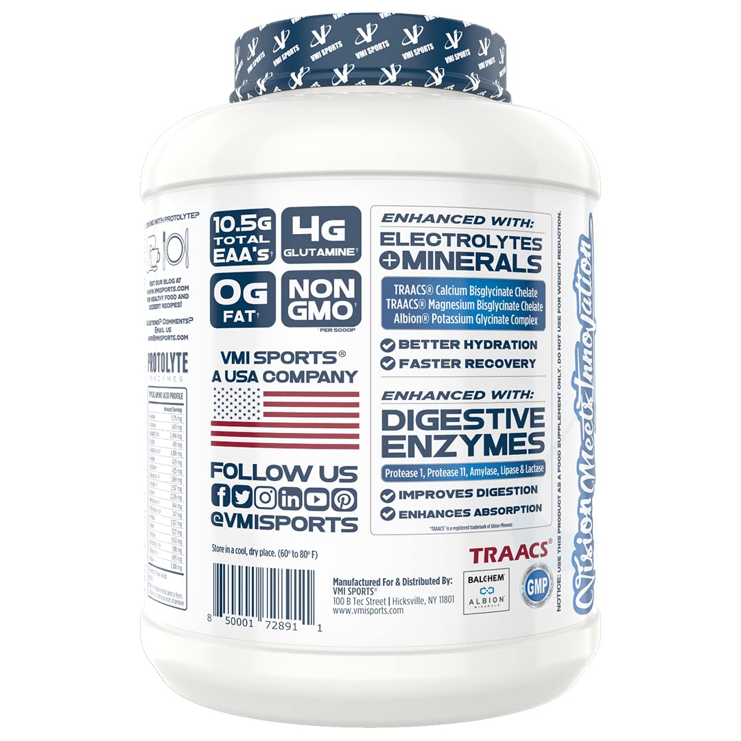 Poudre ProtoLyte: hydratation optimisée grâce aux électrolytes et minéraux TRAACS.