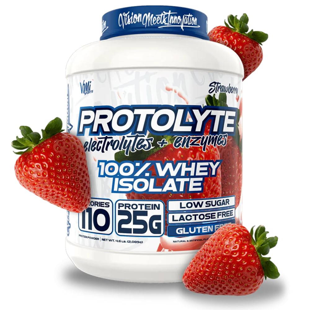 ProtoLyte par VMI Sports: poudre whey isolate, portion idéale pour prise de muscle maigre.