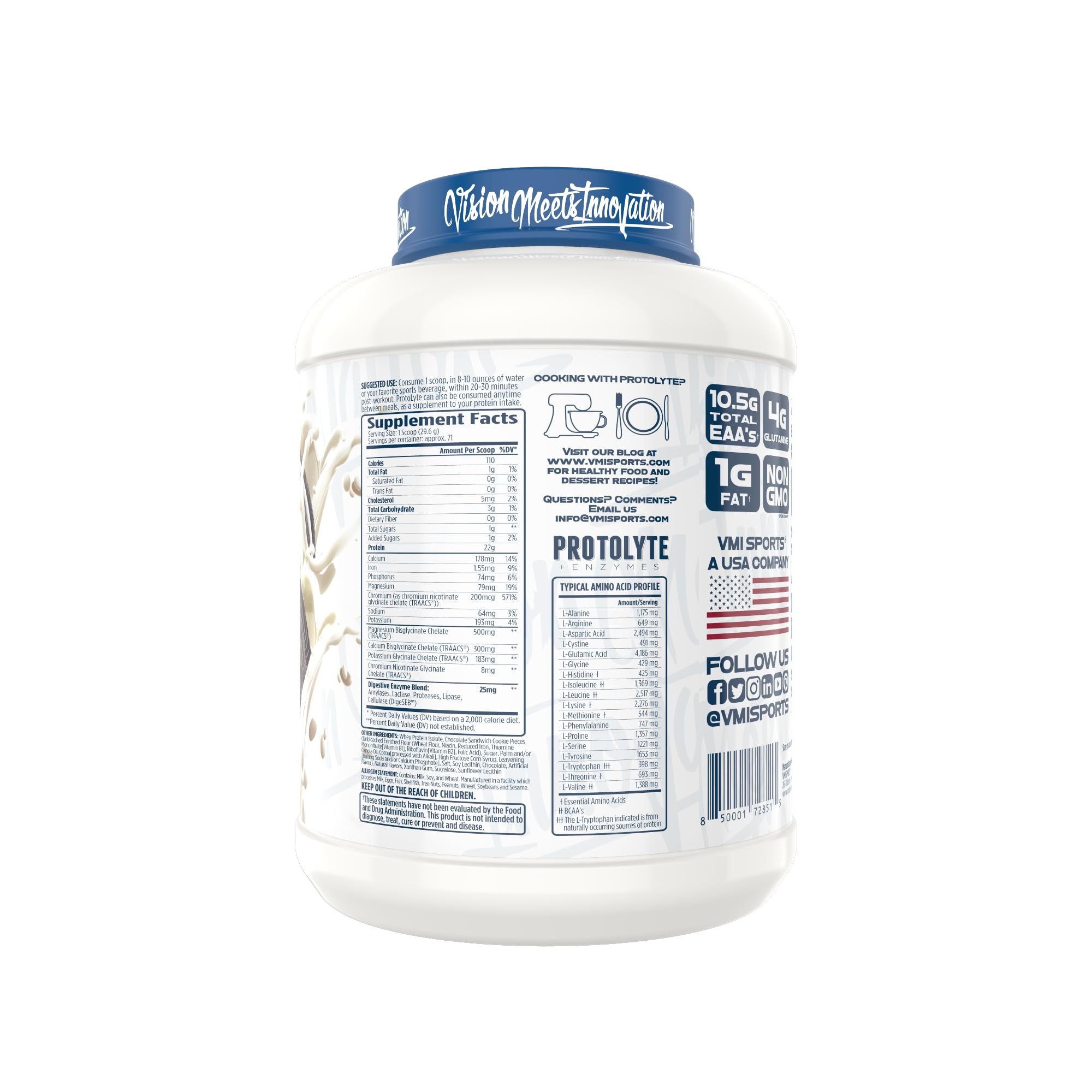 ProtoLyte de VMI Sports, hydration-mineraux: hydratation renforcée pour la récupération après l'entraînement.