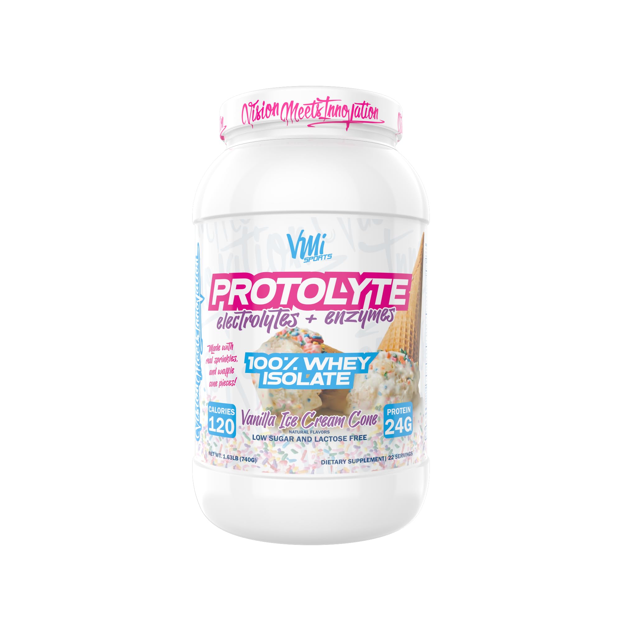 ProtoLyte en pot vanille: isolat protéique pour récupération musculaire après l’effort.
