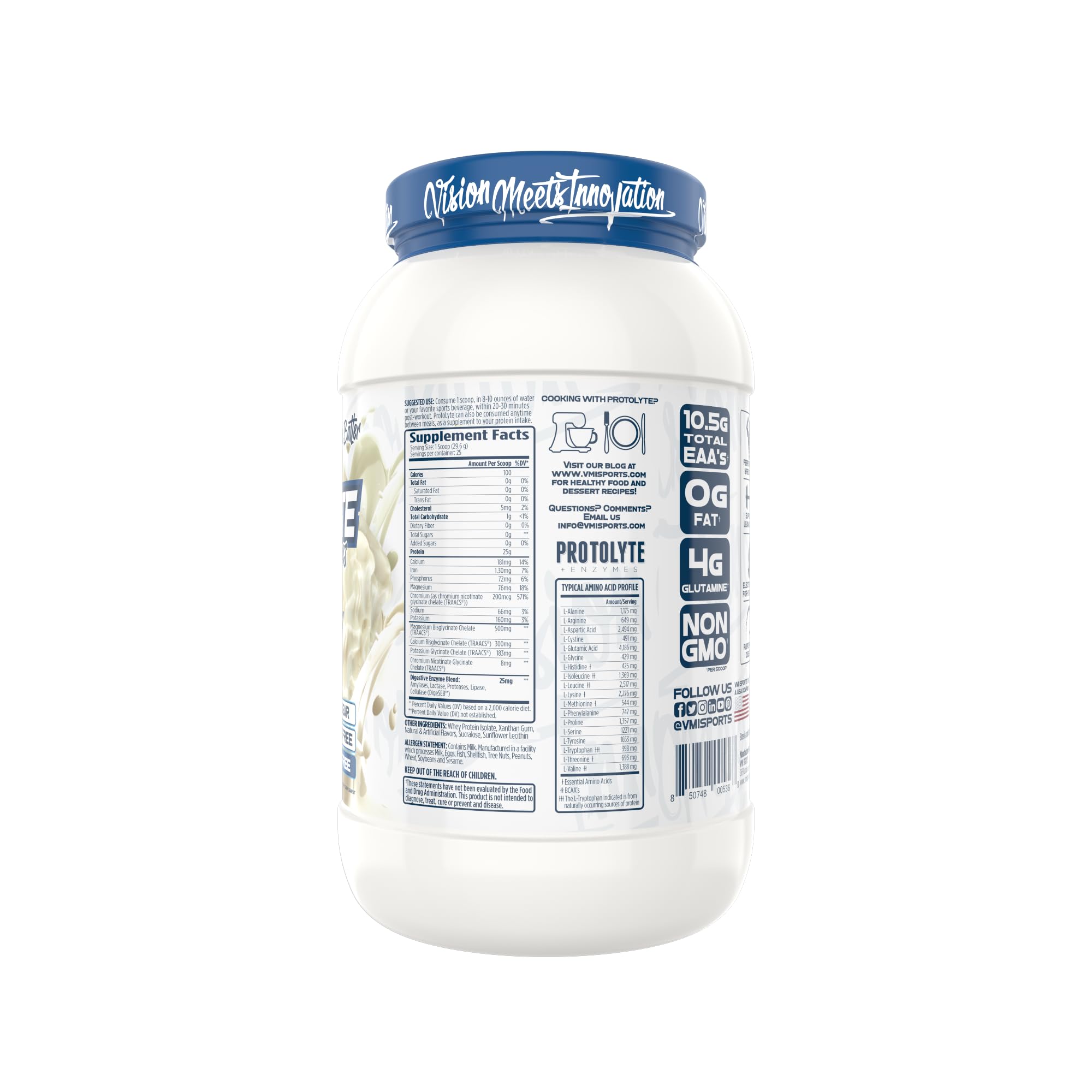 ProtoLyte VMI Sports – protéines de qualité et minéraux chelatés pour l’hydratation