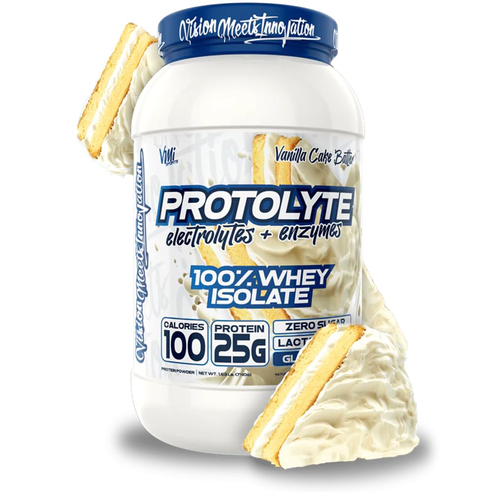 ProtoLyte VMI Sports – poudre protéine whey isolat vanille dose pour prise de muscle