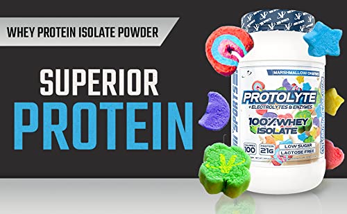 ProtoLyte whey isolatée de VMI Sports – emballage ouvert, vérification rapide.