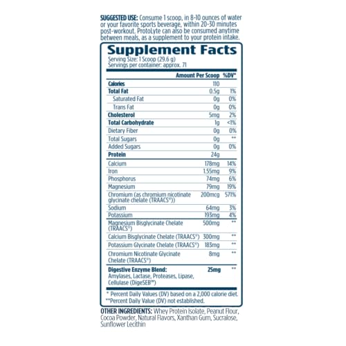 Protolyte VMI Sports préparation, mélange rapide, texture onctueuse idéale après l entraînement.