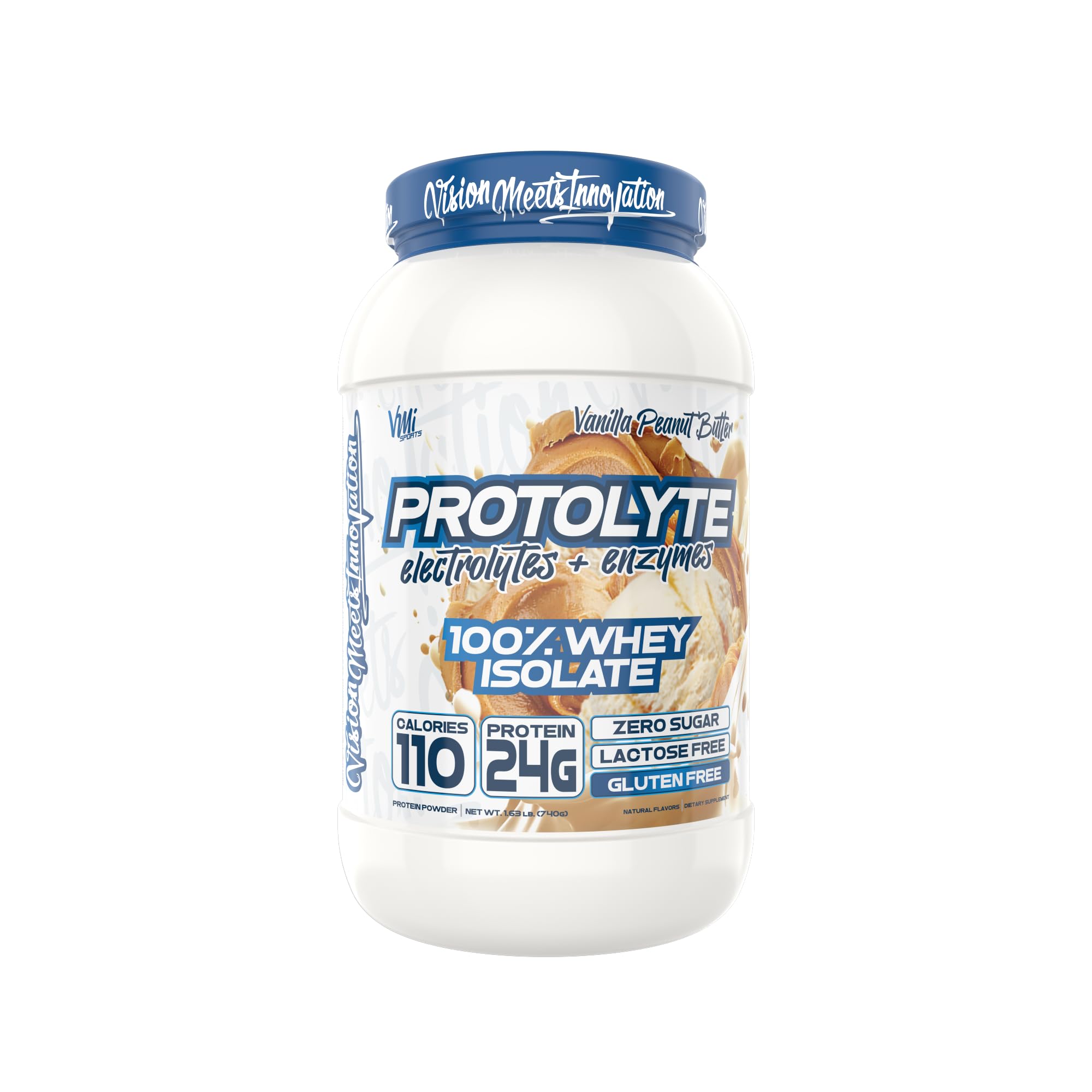 ProtoLyte Whey: poudre fine vanille, shake savoureux.