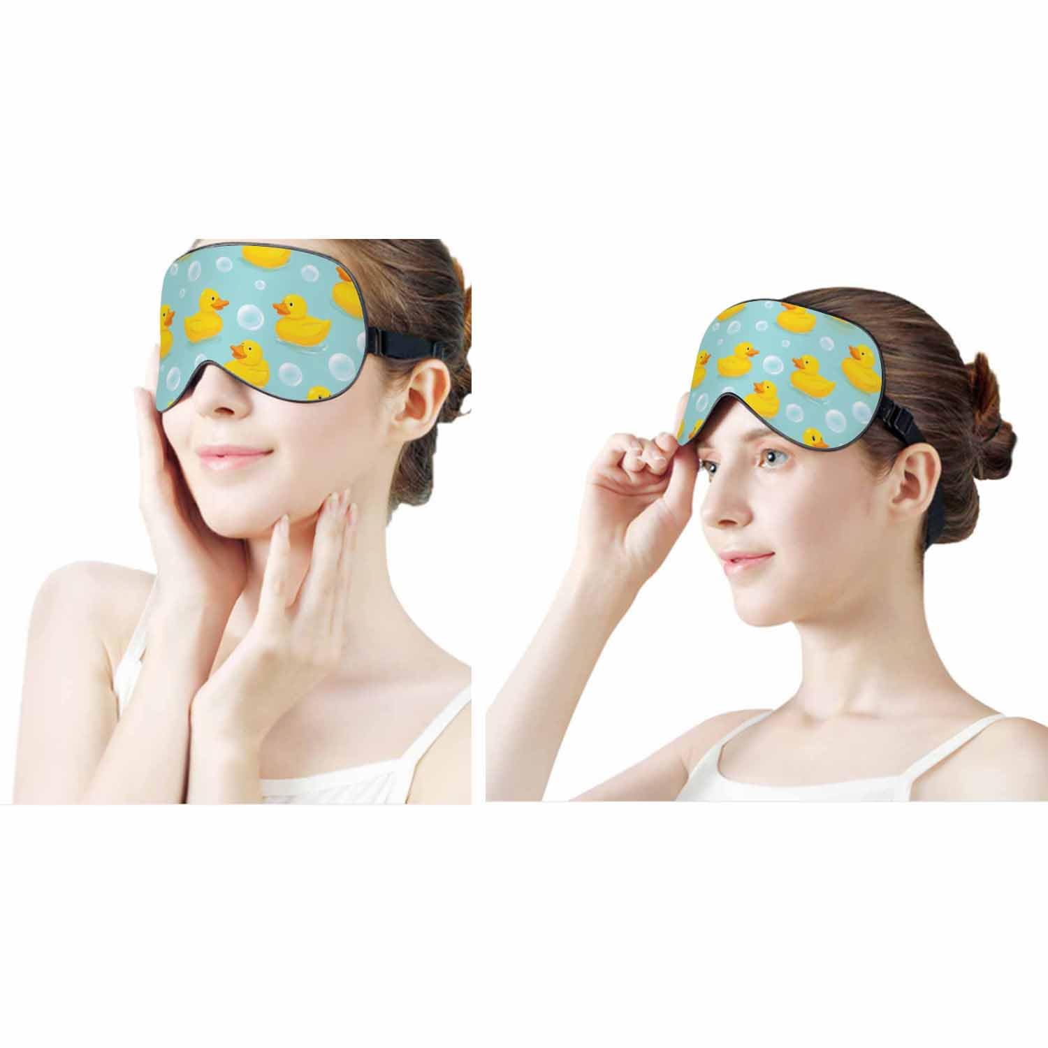 VNWOALU masque yeux confort soie pour méditation et relaxation.
