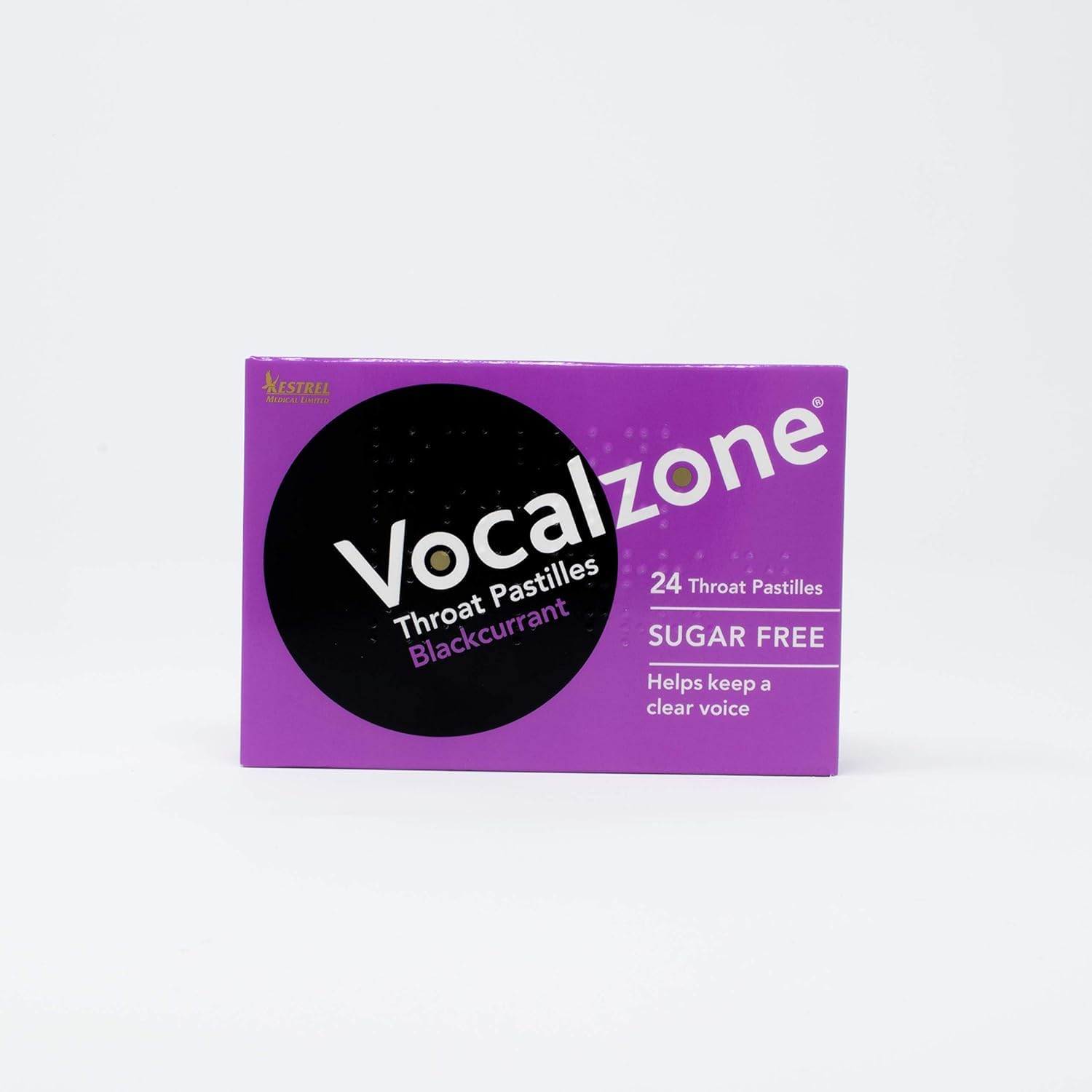 Vocalzone cassis dans boîte élégante pour une pause rafraîchissante