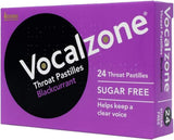Pastilles Vocalzone cassis dans emballage pratique à emporter