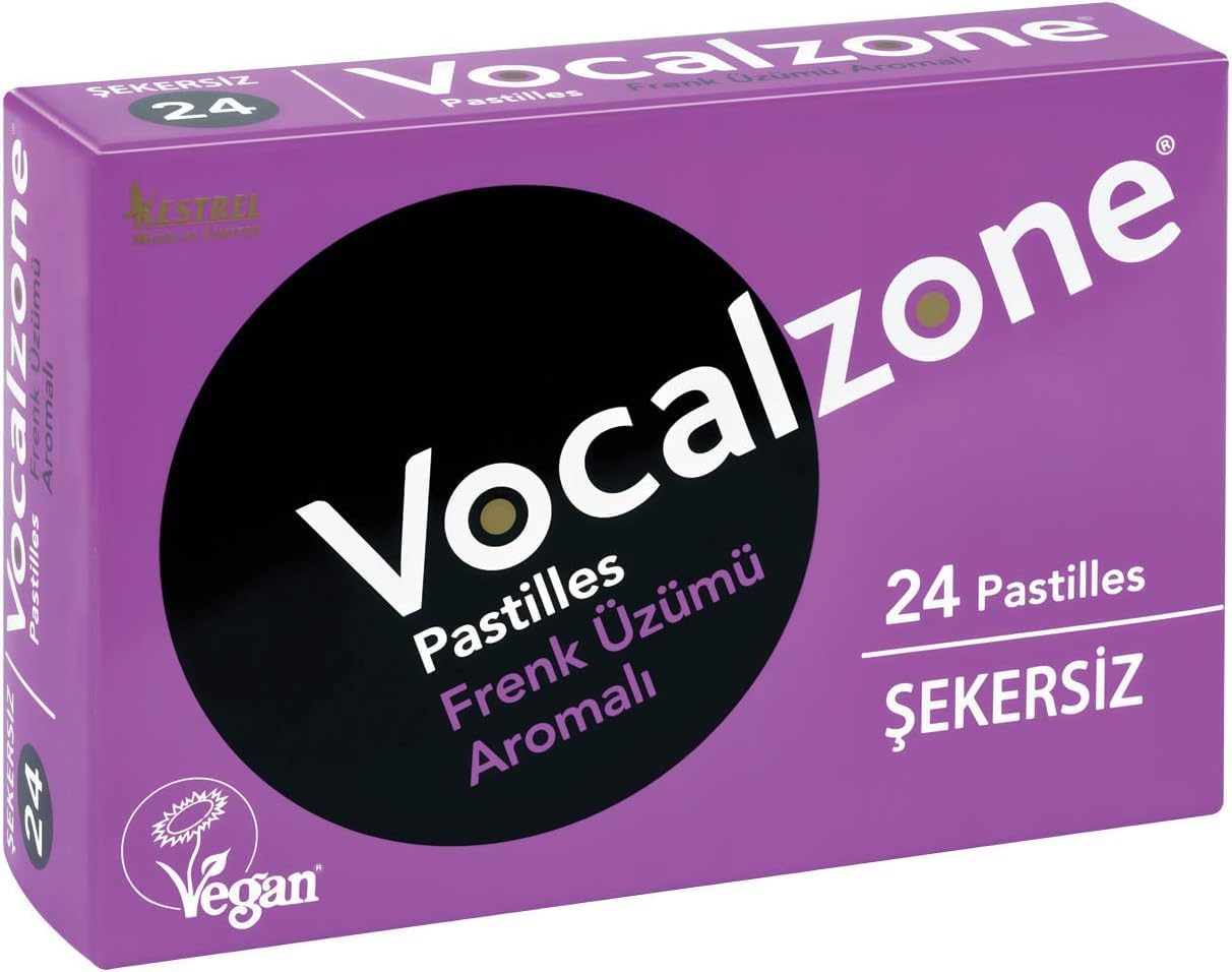 Pastilles Vocalzone cassis avec texture douce et parfum fruité