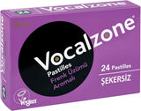 Pastilles Vocalzone cassis avec texture douce et parfum fruité