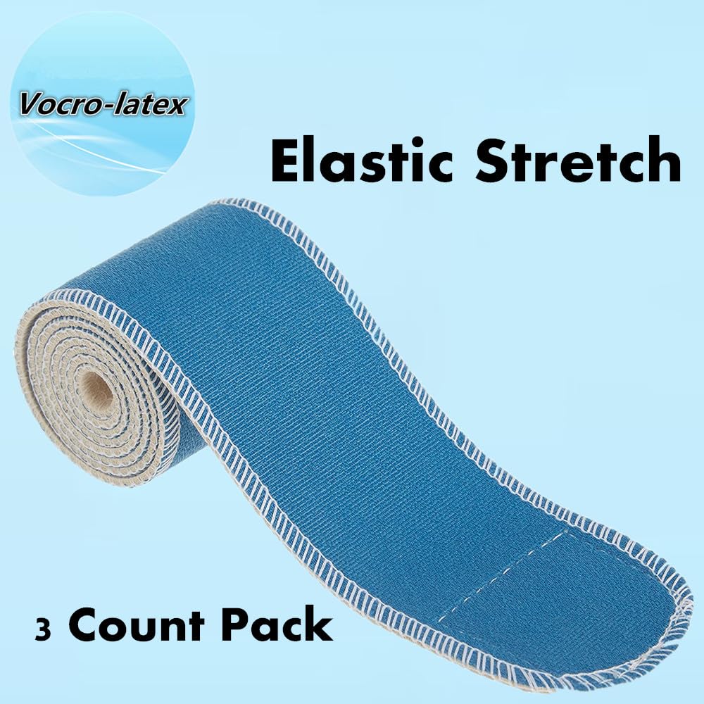 Vocro-latex bande thérapeutique elasticité étendue bleu pour contact optimal