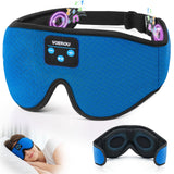 Voerou masque-sommeil avec haut-parleurs Bluetooth pour une écoute sans fil confortable.
