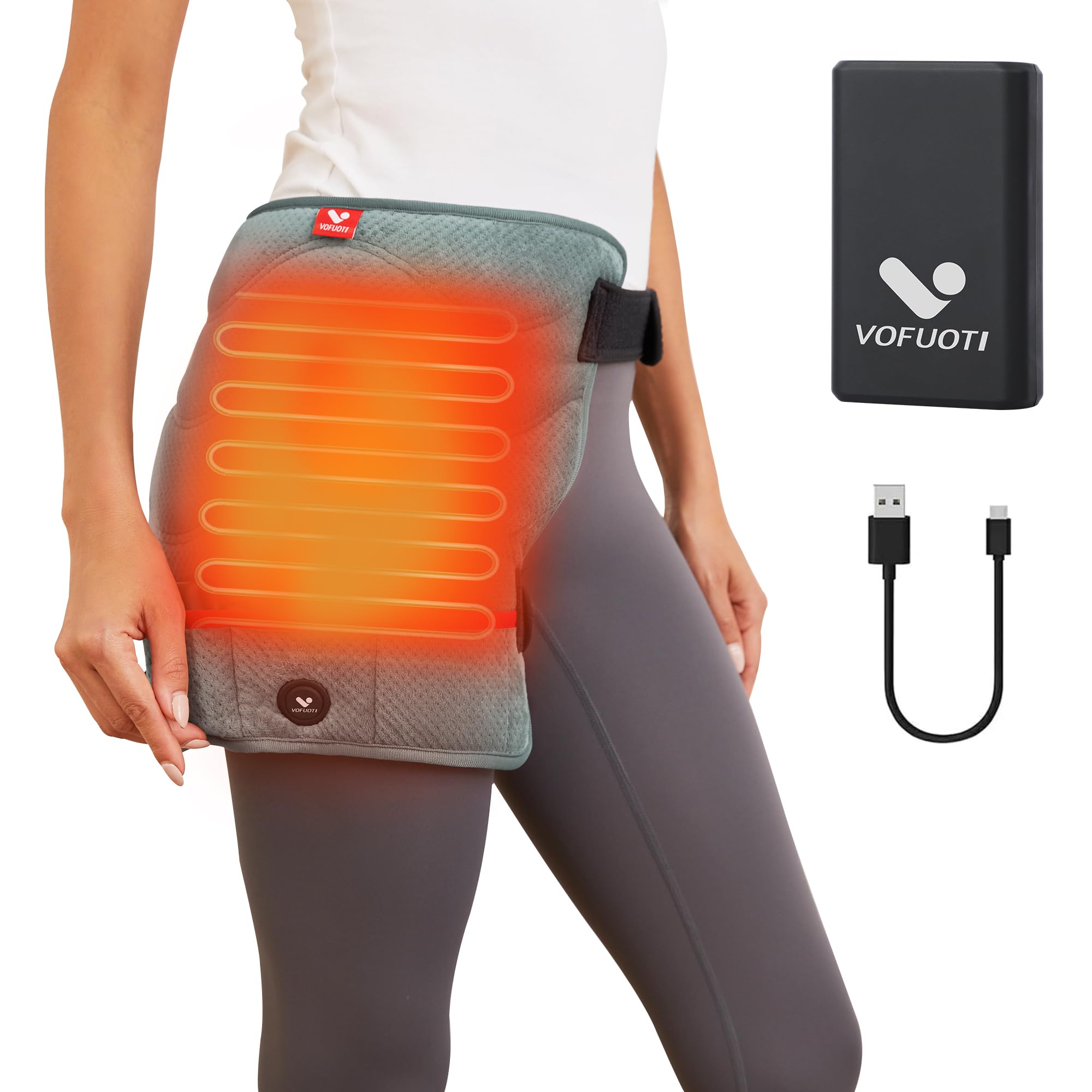 VOFUOTI MAX hanche chauffante avec batterie 10000mAh pour chaleur portable sans fil