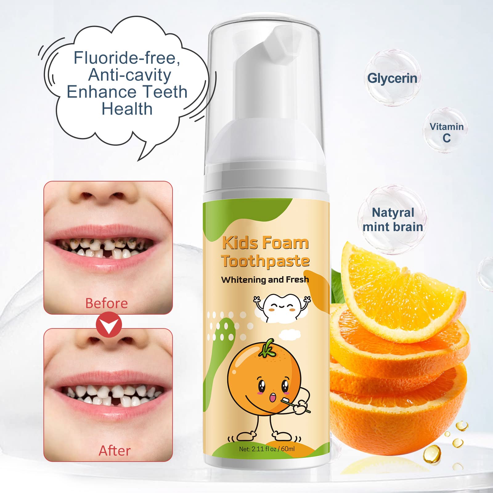 VOGSIG dentifrice enfant sans fluor, douceur adaptée.