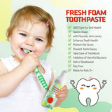 VOGSIG Dentifrice Mousse Enfant sans fluor, douceur pour gencives sensibles