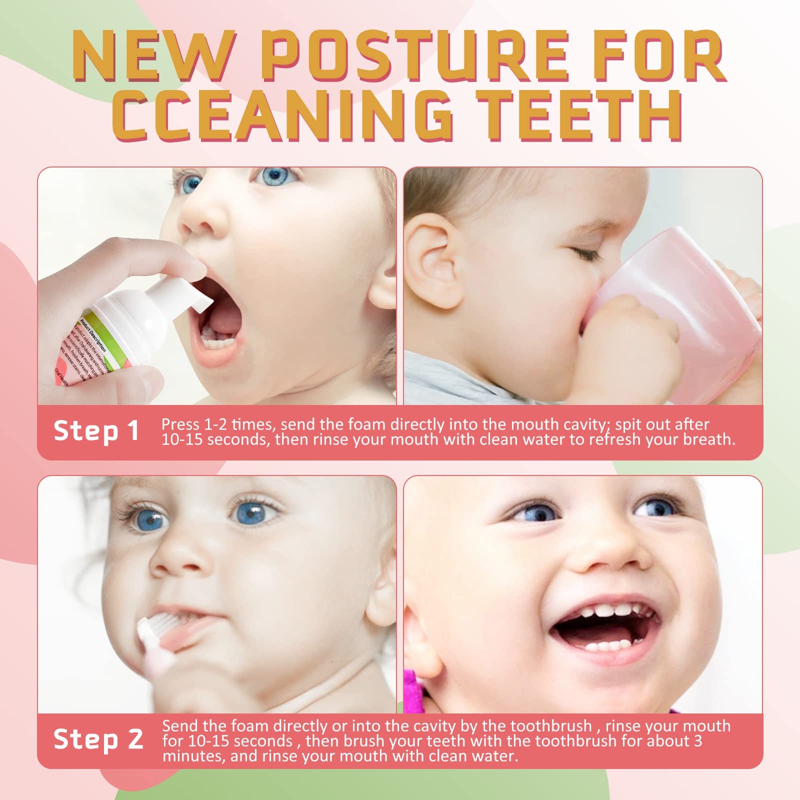 VOGSIG Dentifrice Mousse Enfant sécurité et douceur sans fluorure