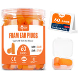 VOISEN bouchons d'oreille en mousse avec étui, idéal pour dormir.