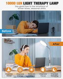 VOLISUN lampe, 4000K blanc naturel, lumière idéale pour bureau et chambre.