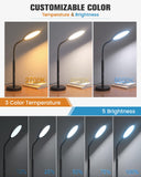 VOLISUN lampe-thérapie tête pivotante à 360° cible l’espace de travail.
