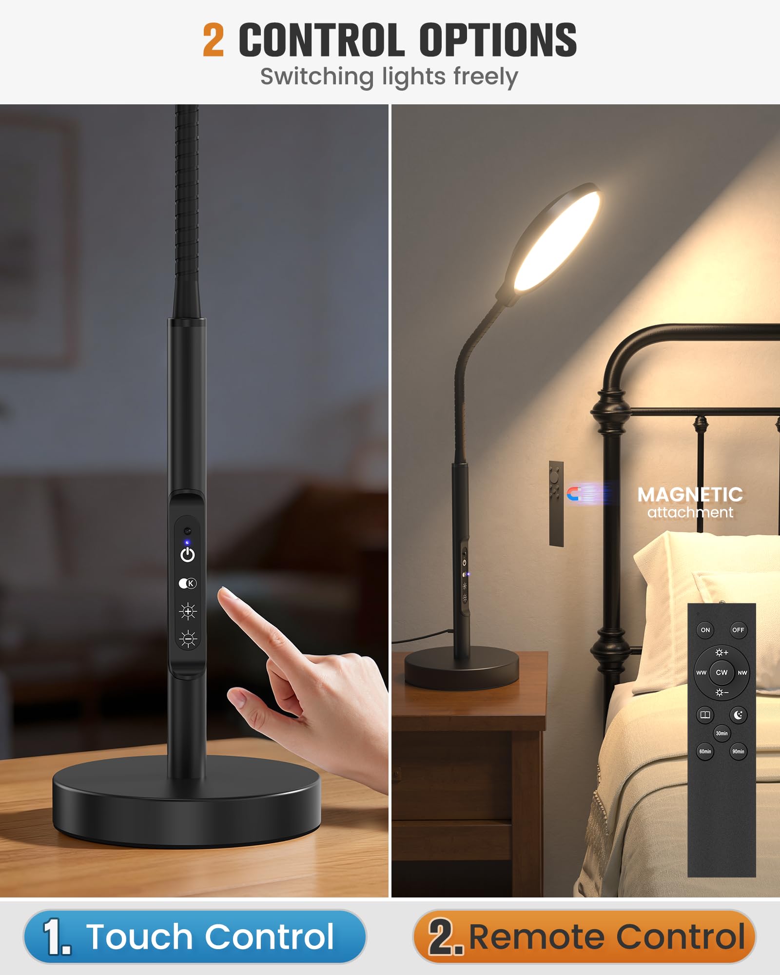 VOLISUN lampe-thérapie idéale pour la chambre et le réveil en douceur.