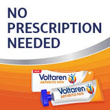 Texture du gel Voltaren, application douce et rapide sur peau.
