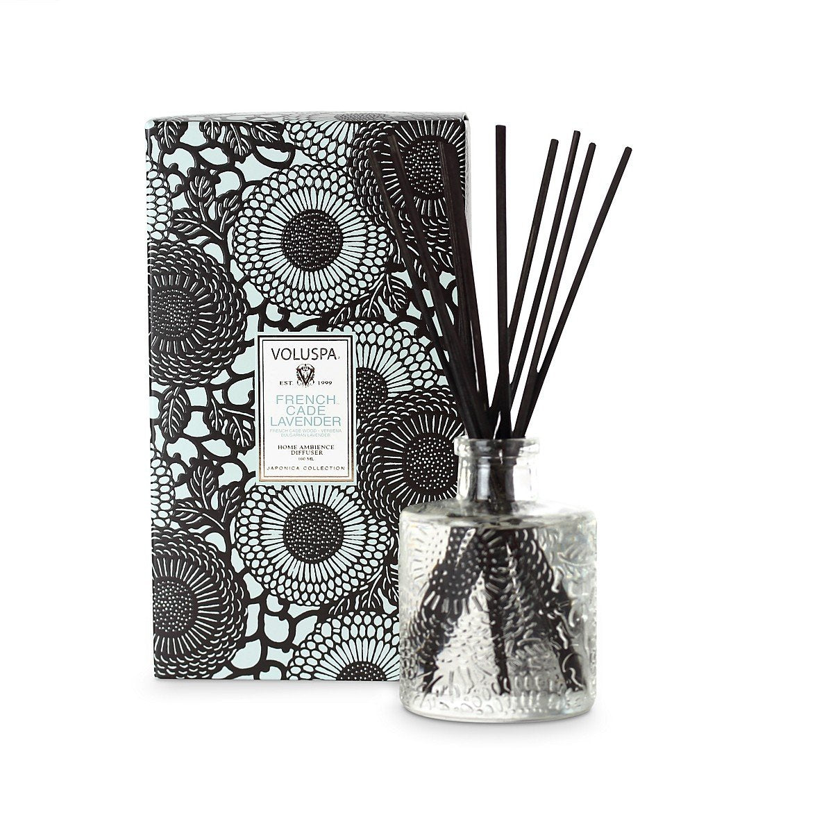 Voluspa French Cade et Lavender diffuseur maison, parfum durable pour votre intérieur.