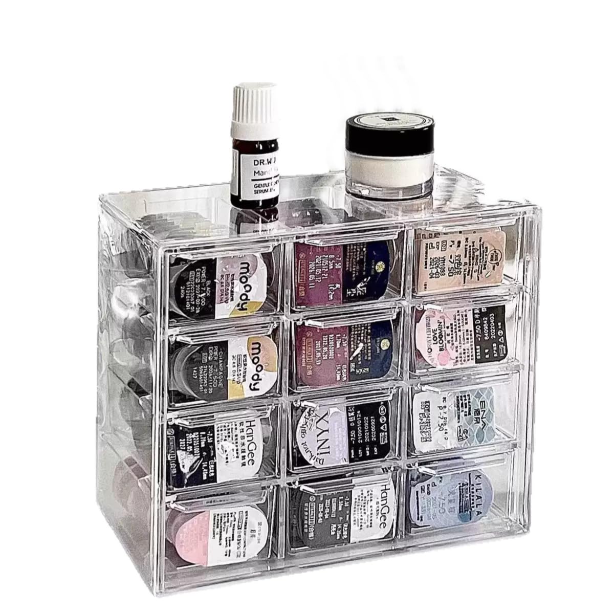VORDRASSIL P-120 organise les lentilles quotidiennes en grilles pratiques.
