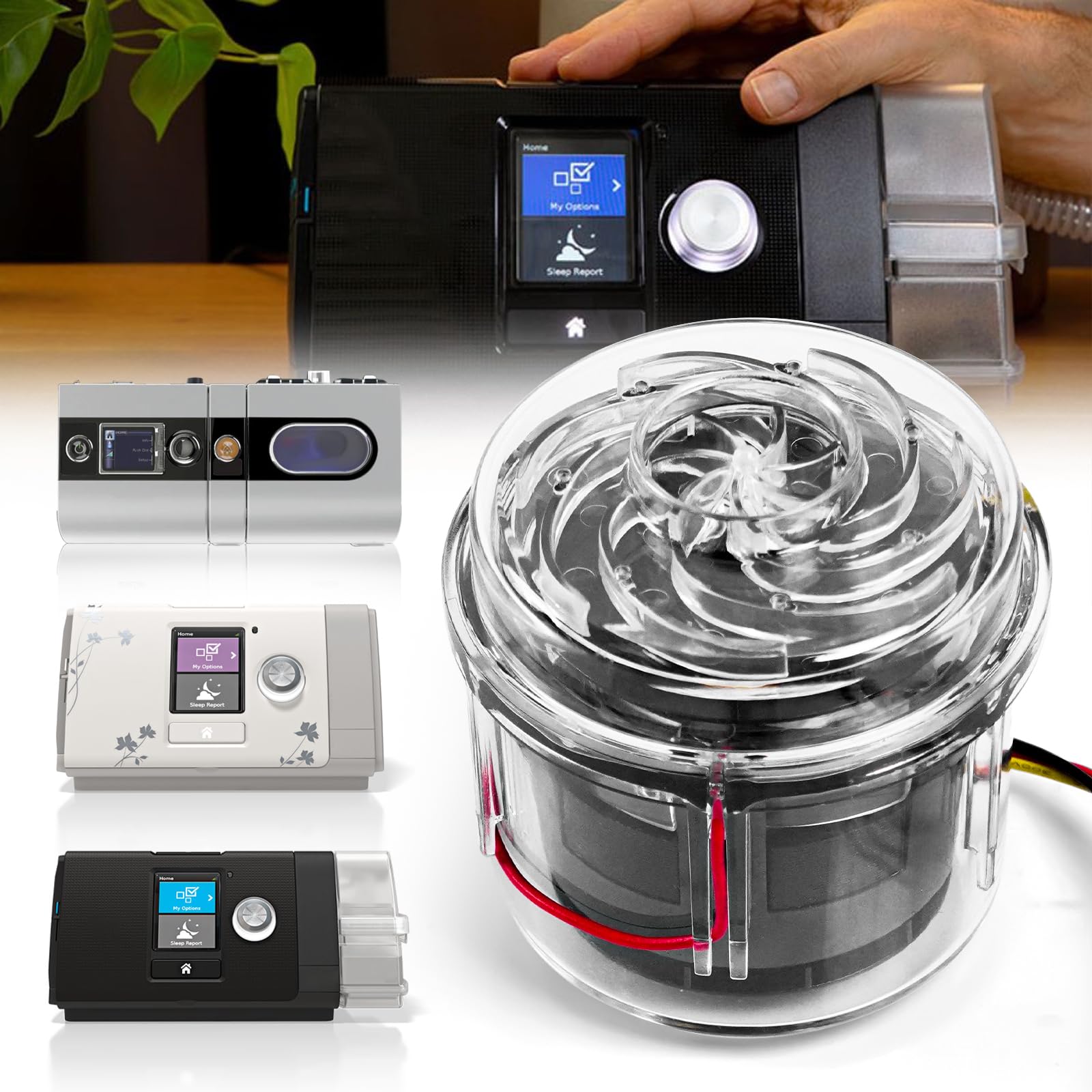VORGENS moteur CPAP compatible ResMed AirSense 10 pour une installation fiable.