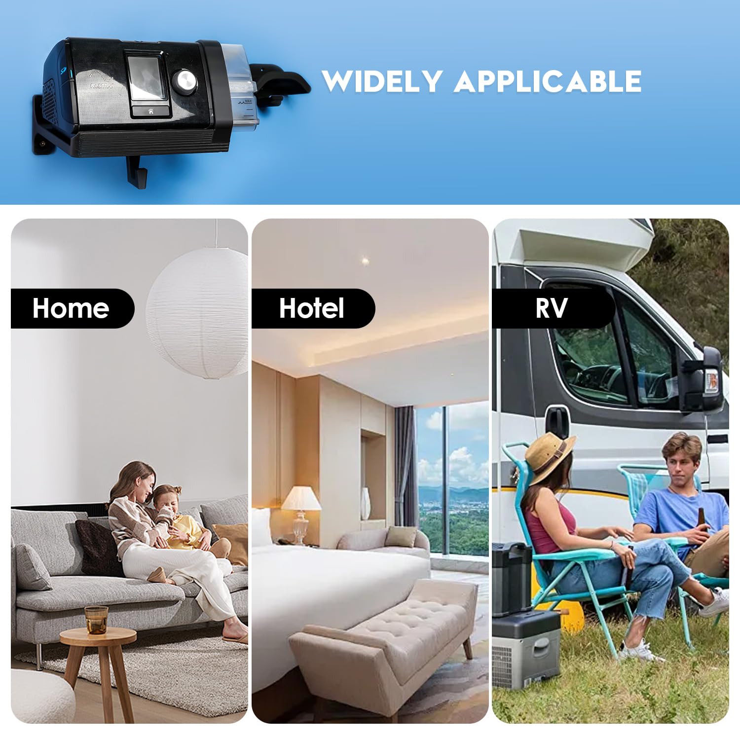 Vornalex plateau mural noir assure une installation simple et stable.