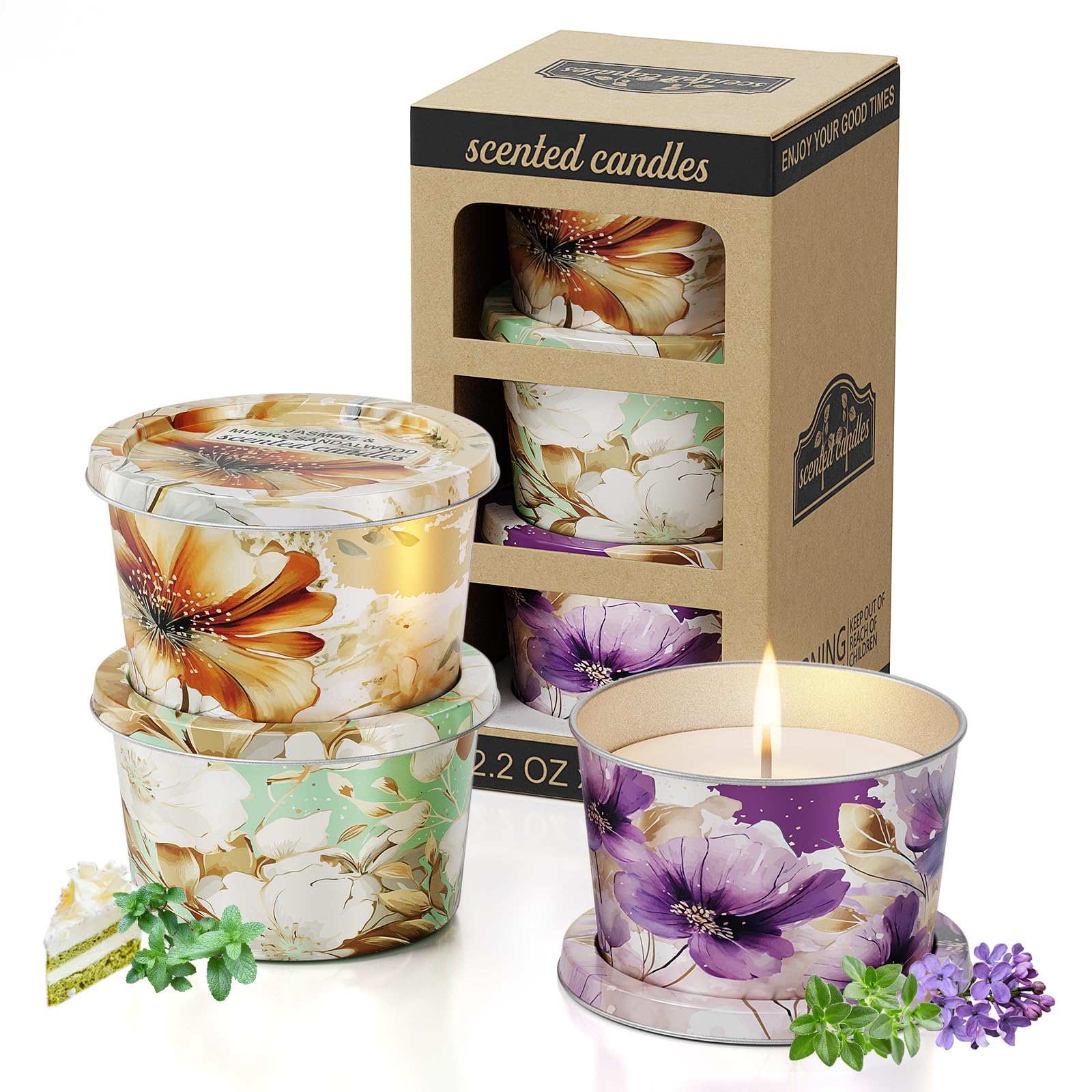 Bougie Lavande Vortixx – parfum apaisant pour une ambiance détente.