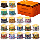 Vortixx ensemble de 18 bougies aromathérapie Noël pour créer une ambiance festive.