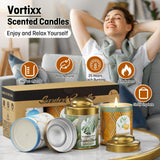 Étui-bougie Vortixx – motif élégant et emballage durable.