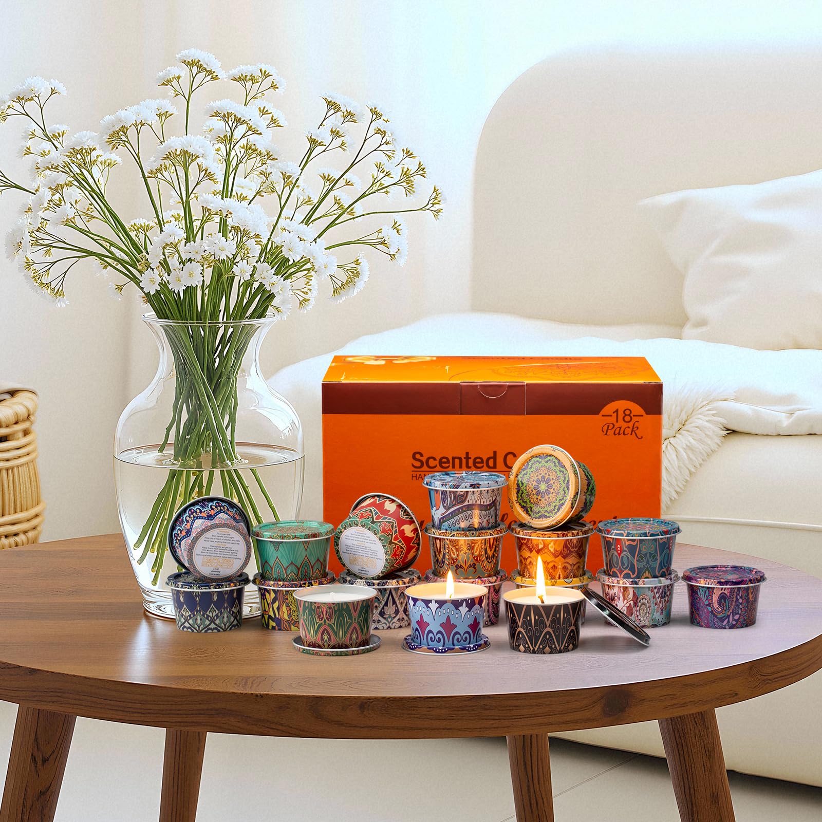 Vortixx étuis portables pour emporter les bougies aromathérapie partout.