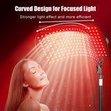 Lampe Vortro ajustable ciblant le dos et les épaules pour soulager les tensions.