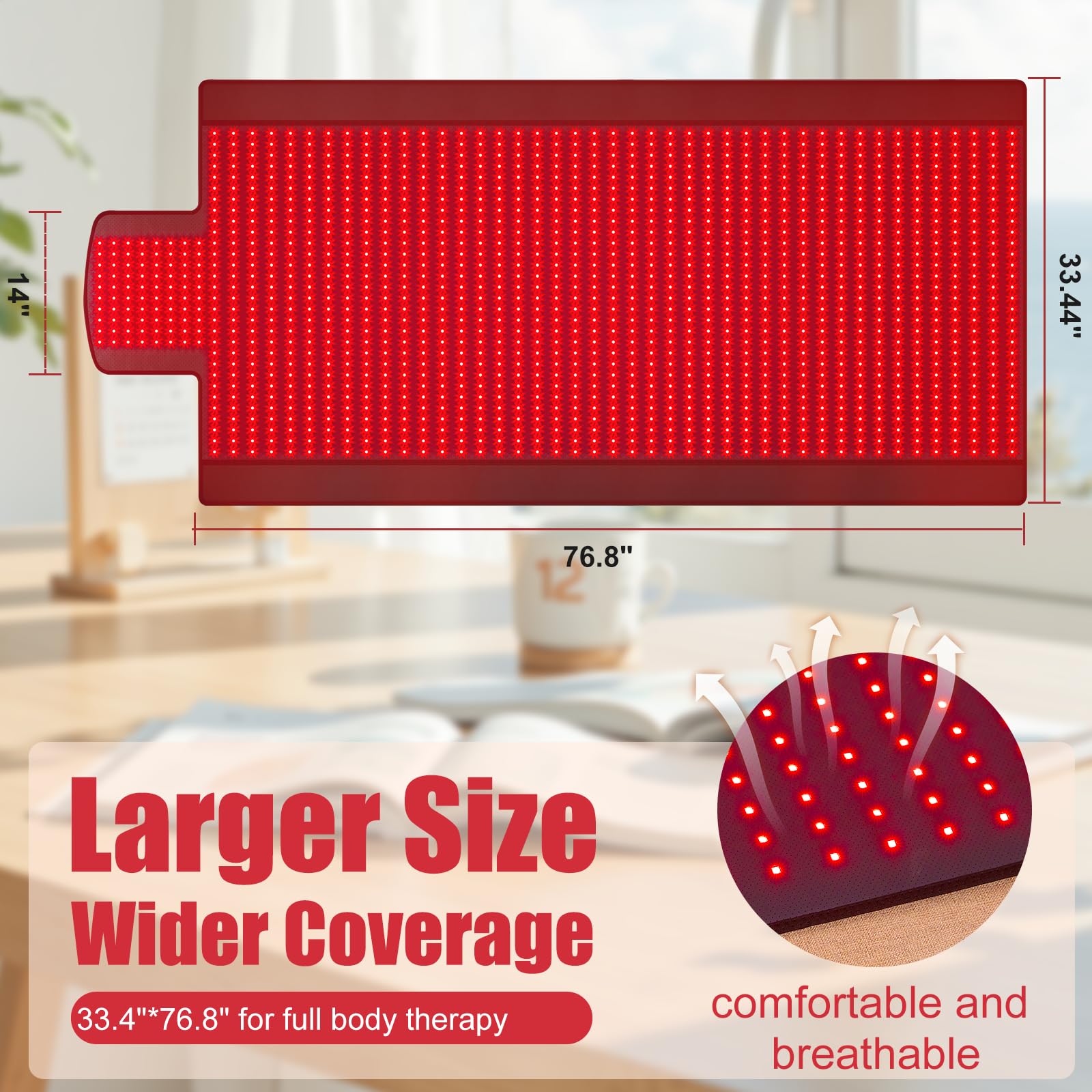 Tapis Vortro – zone cou-tête pour soulager les cervicales après le travail.