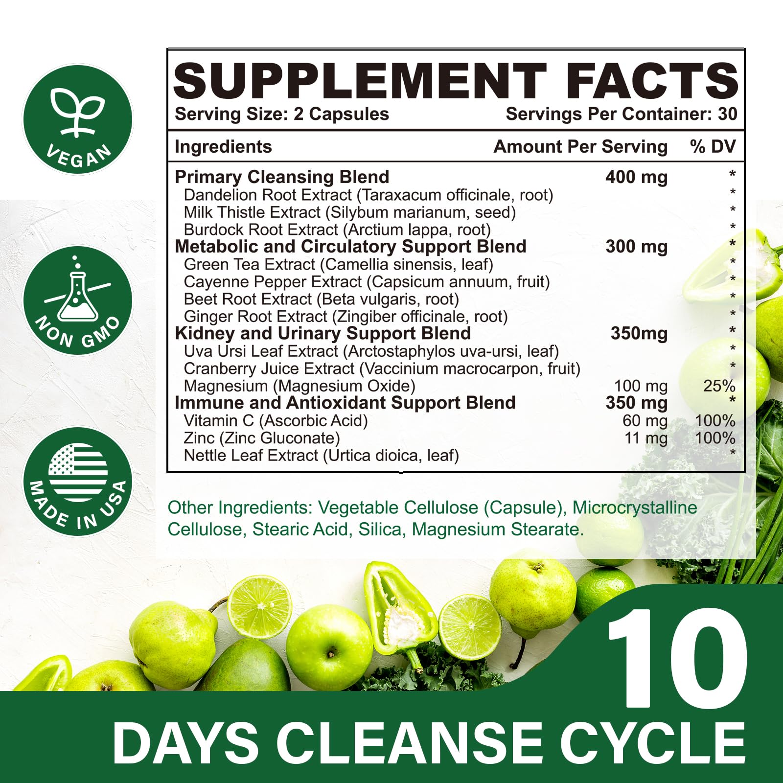 Vortyxon Capsules Detox Quotidien — format pratique pour routine bien-être.