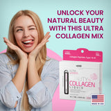 Présentation élégante de VPLab Ultra Beauté Liquide Collagène sur le comptoir, routine beauté.