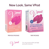 VPod Gel Pods affichent un design hypoallergénique et sans parfum pour votre confort.