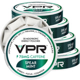 VPR Energy Poche Caféine 75 mg pour énergie durable sans crash, utilisation discrète.