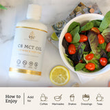 Propriétés potentielles antimicrobiennes, soutien intestinal avec VTC MCT C8.