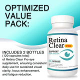 Vunexo Retina Clear Pro — mélange de nutriments essentiels pour une concentration visuelle potentielle.