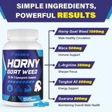 Vusinmju Hornygoatweed tablettes énergie quotidienne, prise aisée.