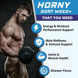 Vusinmju Hornygoatweed emballage verso, informations pratiques visibles lors de l'achat.