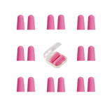 Bouchons d'oreille VVmotes Rose Rouge, ensemble, pour un sommeil plus paisible et moins de bruit.