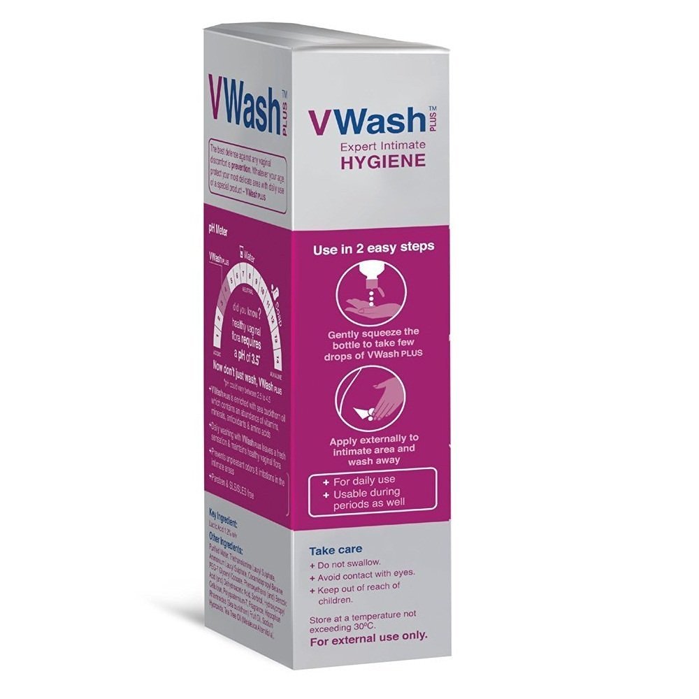 VWash utilisation quotidienne du gel intime pour une sensation fraîche durable.