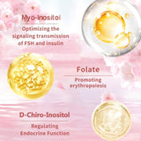 VXICDE Myo-Inositol - emballage vegan: étiquette lisible et engagement qualité.