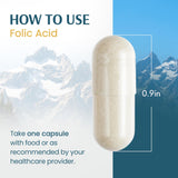 Fiche produit Vykee Nutrition Acide folique 1100 mcg, informations claires
