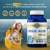 Code QR Vykee Nutrition Acide folique 1100 mcg, traçabilité des ingrédients
