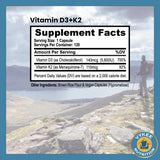 Vykee Nutrition D3 K2 Complexe – design d'emballage clair et prise en main facile