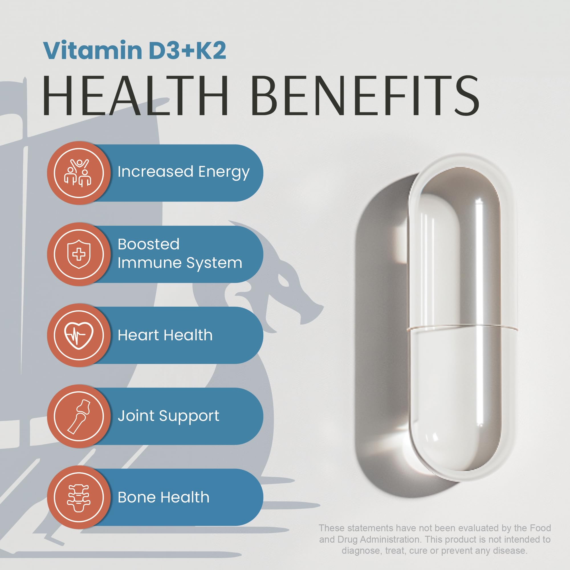 Vykee Nutrition D3 K2 Complexe – étiquette claire et transparence des ingrédients